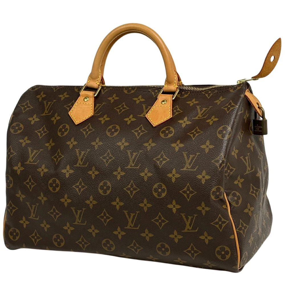 Louis Vuitton Speedy Boston Bag Handbag Monogram Brown